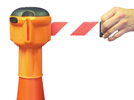 Skipper Cone Mounted Retractable Barrier